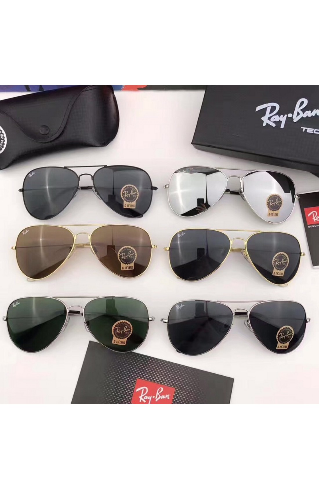 Ray Ban RB3026 Sunglasses Black Lenses