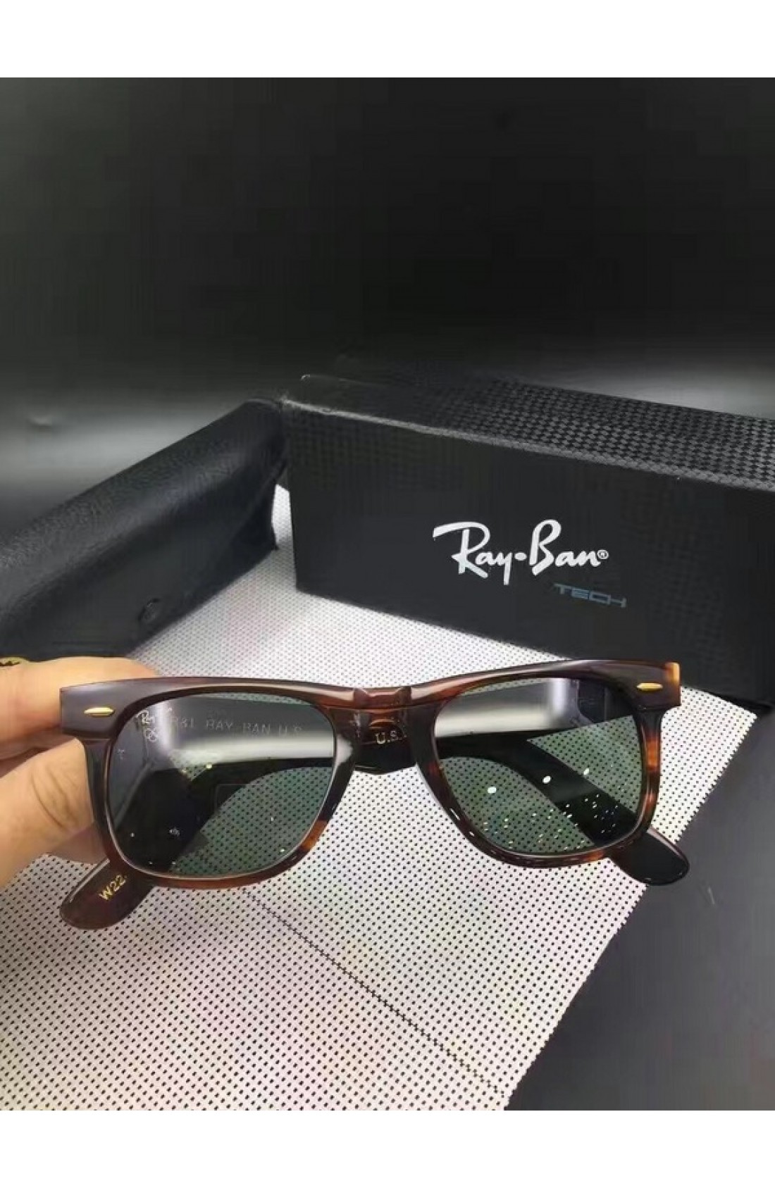 Ray Ban W2244 Wayfarer Sunglasses Brown
