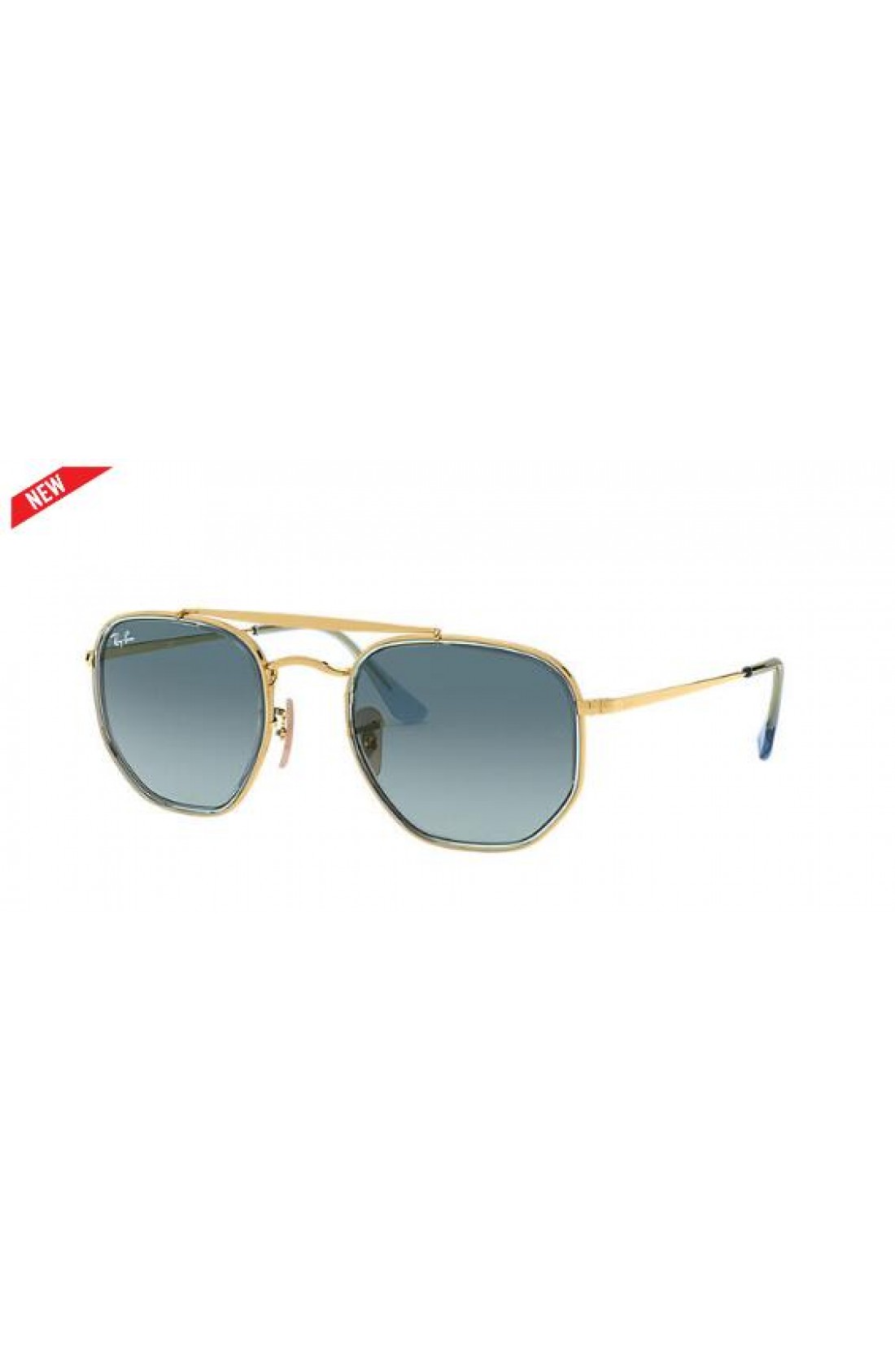 Knockoff Ray Ban Marshal Ii Sunglasses Gold Light Blue Brown Frame Blue Gradient Lens For Sale Online